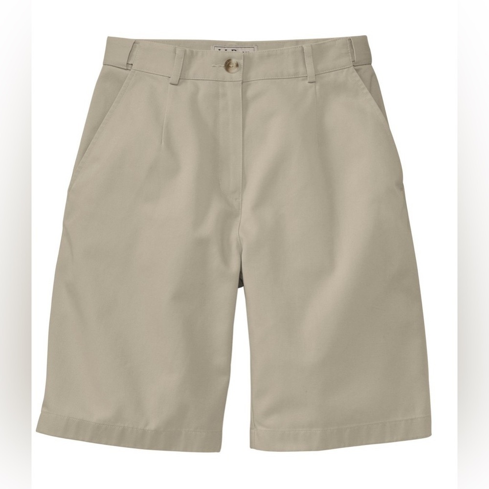 L.L. Bean Wrinkle-Free Bayside Shorts, Ultra High-Rise Hidden Comfort Waist 9" - Picture 2 of 13